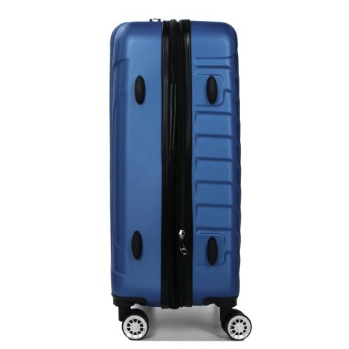 Чемодан средний M ABS-пластик Madisson Snowball 03403 68х44х27см 68+13л Темно-синий