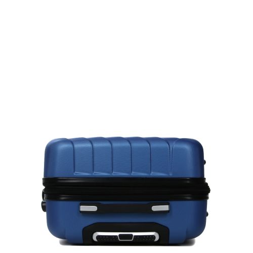 Чемодан средний M ABS-пластик Madisson Snowball 03403 68х44х27см 68+13л Темно-синий