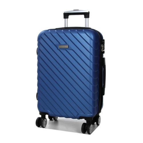 Чемодан маленький S ABS-пластик Madisson Snowball 03403 58х38х23см 35 л Темно-синий