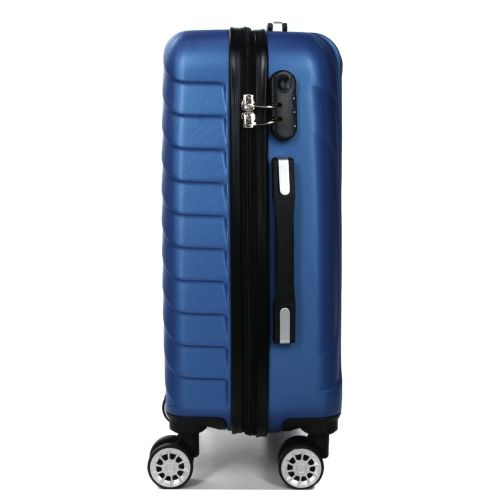 Чемодан маленький S ABS-пластик Madisson Snowball 03403 58х38х23см 35 л Темно-синий