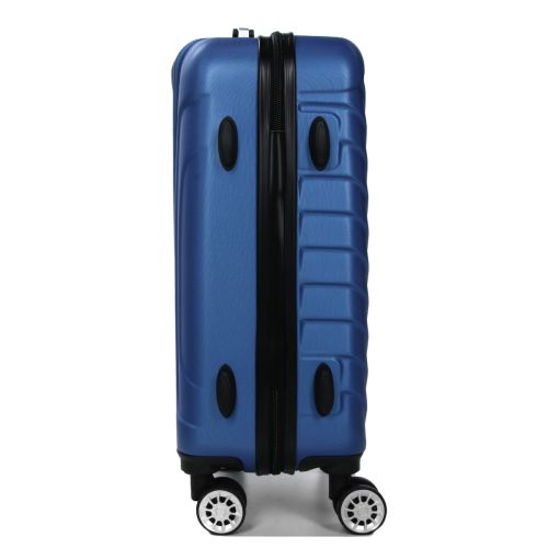 Чемодан маленький S ABS-пластик Madisson Snowball 03403 58х38х23см 35 л Темно-синий