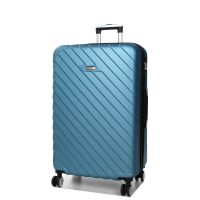 Чемодан большой L ABS-пластик Madisson Snowball 03403 78х52х32см 103+17л Голубой
