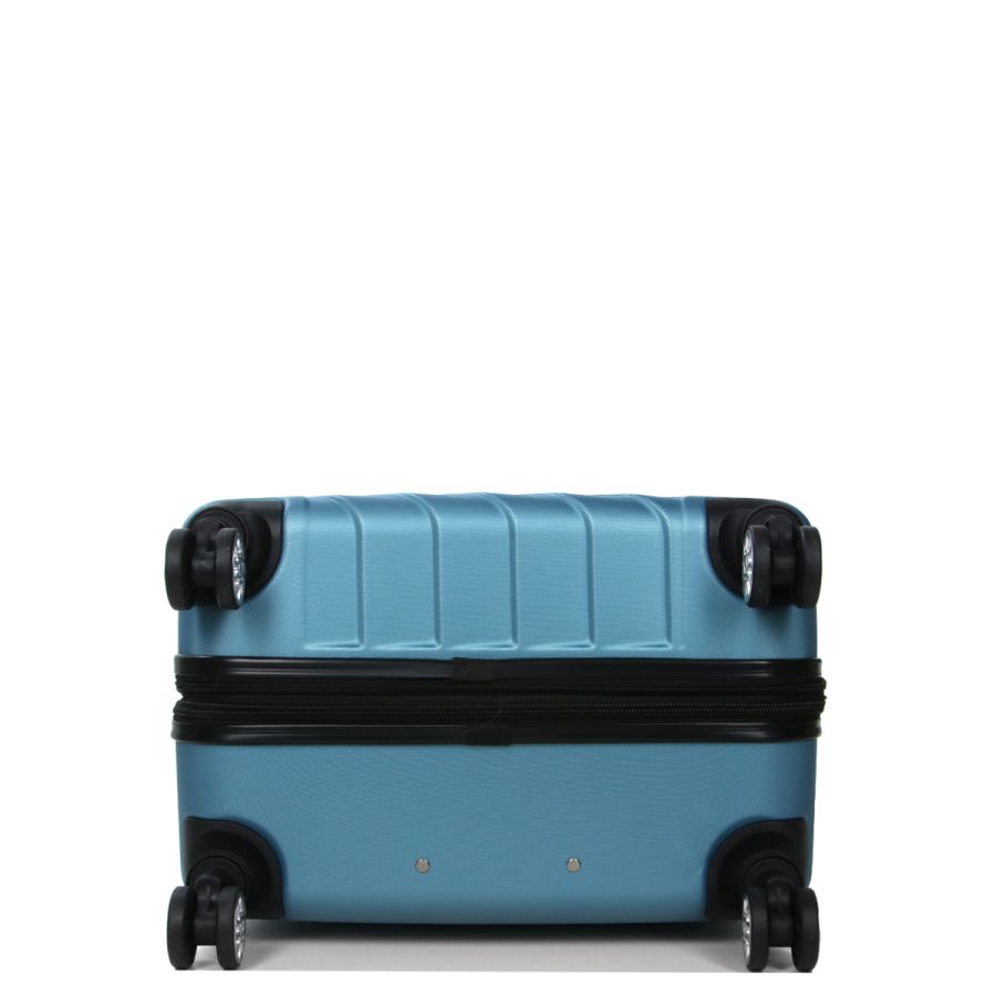 Чемодан большой L ABS-пластик Madisson Snowball 03403 78х52х32см 103+17л Голубой
