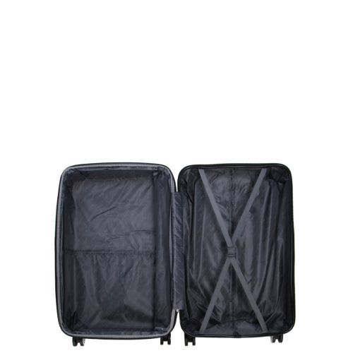 Чемодан большой L ABS-пластик Madisson Snowball 03403 78х52х32см 103+17л Голубой