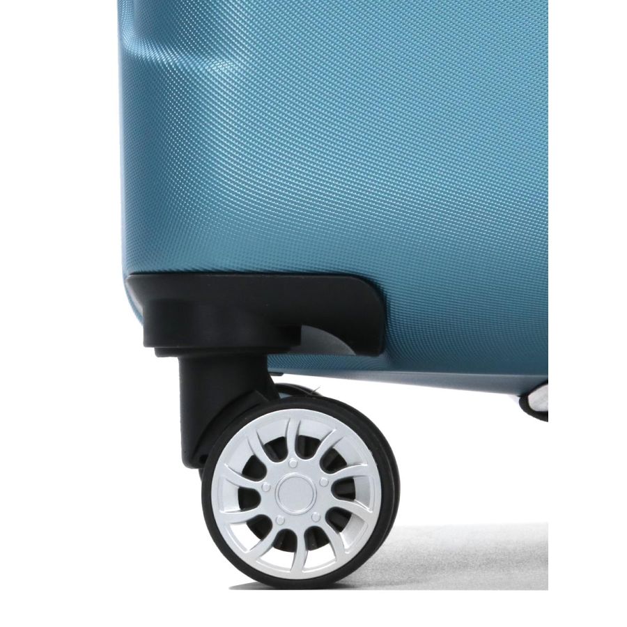 Чемодан большой L ABS-пластик Madisson Snowball 03403 78х52х32см 103+17л Голубой