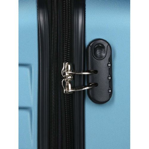 Чемодан большой L ABS-пластик Madisson Snowball 03403 78х52х32см 103+17л Голубой