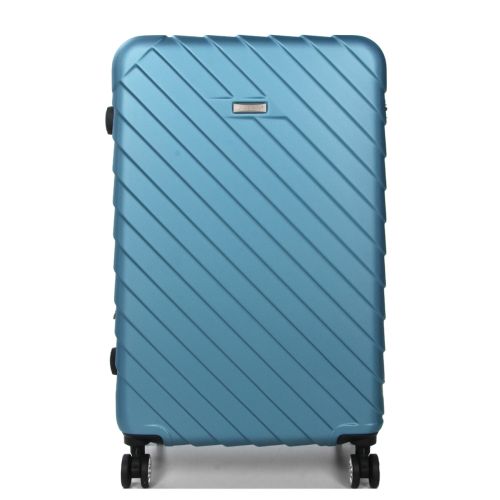 Чемодан большой L ABS-пластик Madisson Snowball 03403 78х52х32см 103+17л Голубой