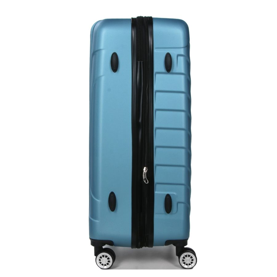Чемодан большой L ABS-пластик Madisson Snowball 03403 78х52х32см 103+17л Голубой