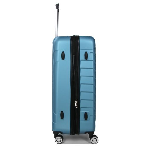 Чемодан большой L ABS-пластик Madisson Snowball 03403 78х52х32см 103+17л Голубой