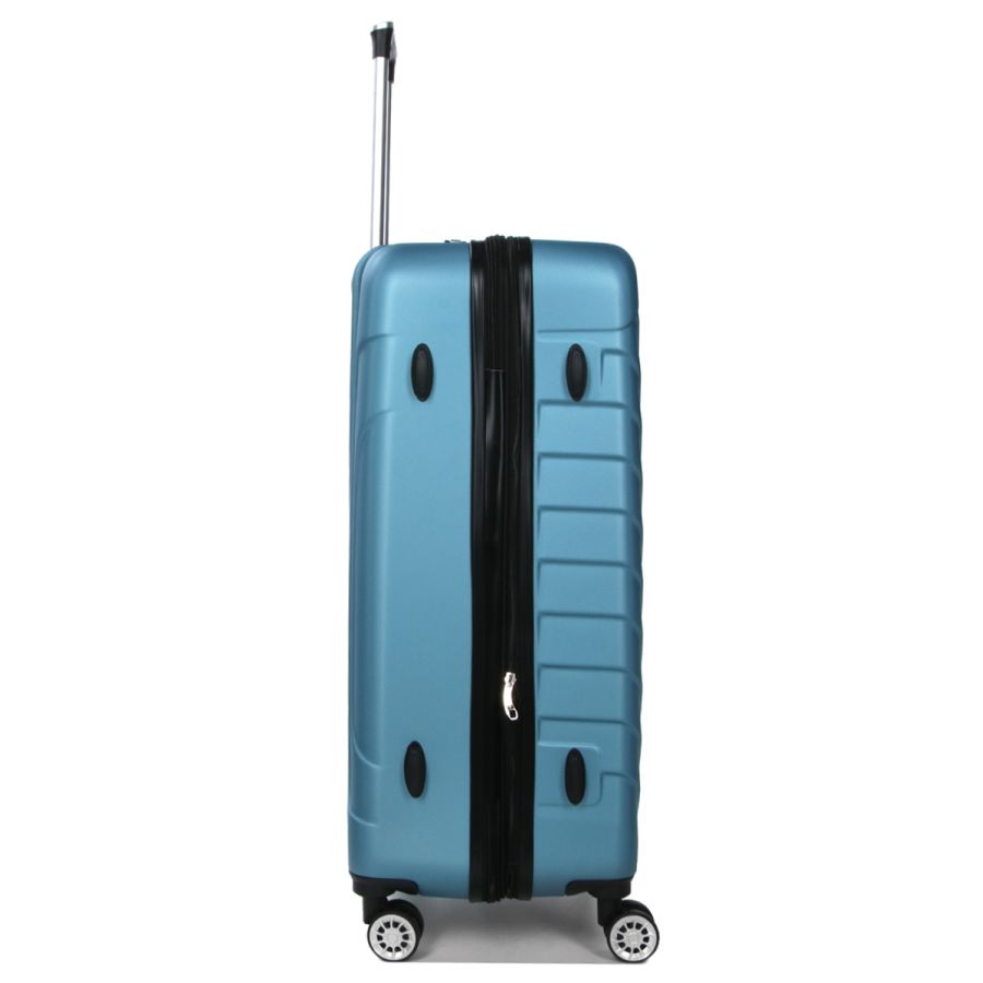 Чемодан большой L ABS-пластик Madisson Snowball 03403 78х52х32см 103+17л Голубой