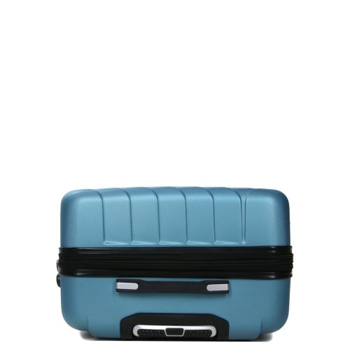 Чемодан большой L ABS-пластик Madisson Snowball 03403 78х52х32см 103+17л Голубой