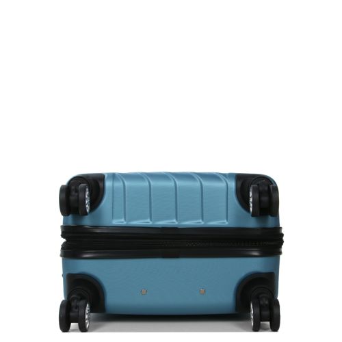 Чемодан средний M ABS-пластик Madisson Snowball 03403 68х44х27см 68+13л Голубой