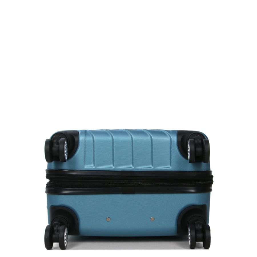 Чемодан средний M ABS-пластик Madisson Snowball 03403 68х44х27см 68+13л Голубой