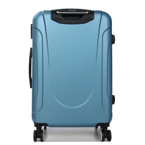Чемодан средний M ABS-пластик Madisson Snowball 03403 68х44х27см 68+13л Голубой