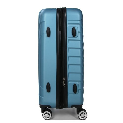 Чемодан средний M ABS-пластик Madisson Snowball 03403 68х44х27см 68+13л Голубой