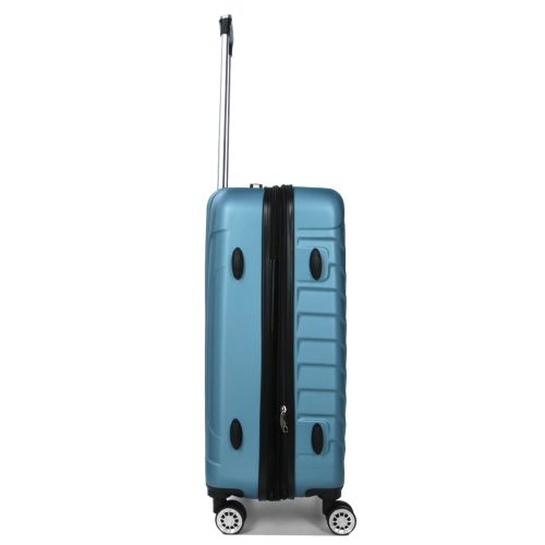 Чемодан средний M ABS-пластик Madisson Snowball 03403 68х44х27см 68+13л Голубой