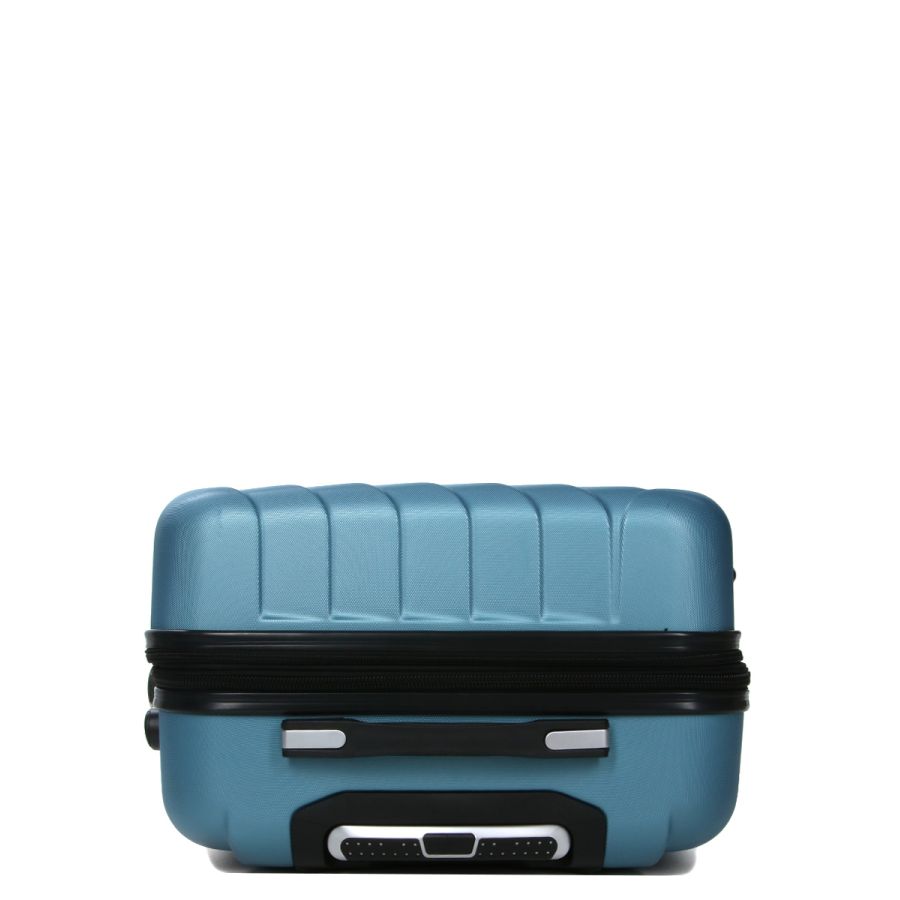 Чемодан средний M ABS-пластик Madisson Snowball 03403 68х44х27см 68+13л Голубой