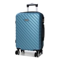 Чемодан маленький S ABS-пластик Madisson Snowball 03403 58х38х23см 35 л Голубой