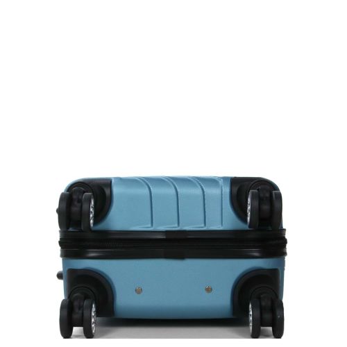 Чемодан маленький S ABS-пластик Madisson Snowball 03403 58х38х23см 35 л Голубой