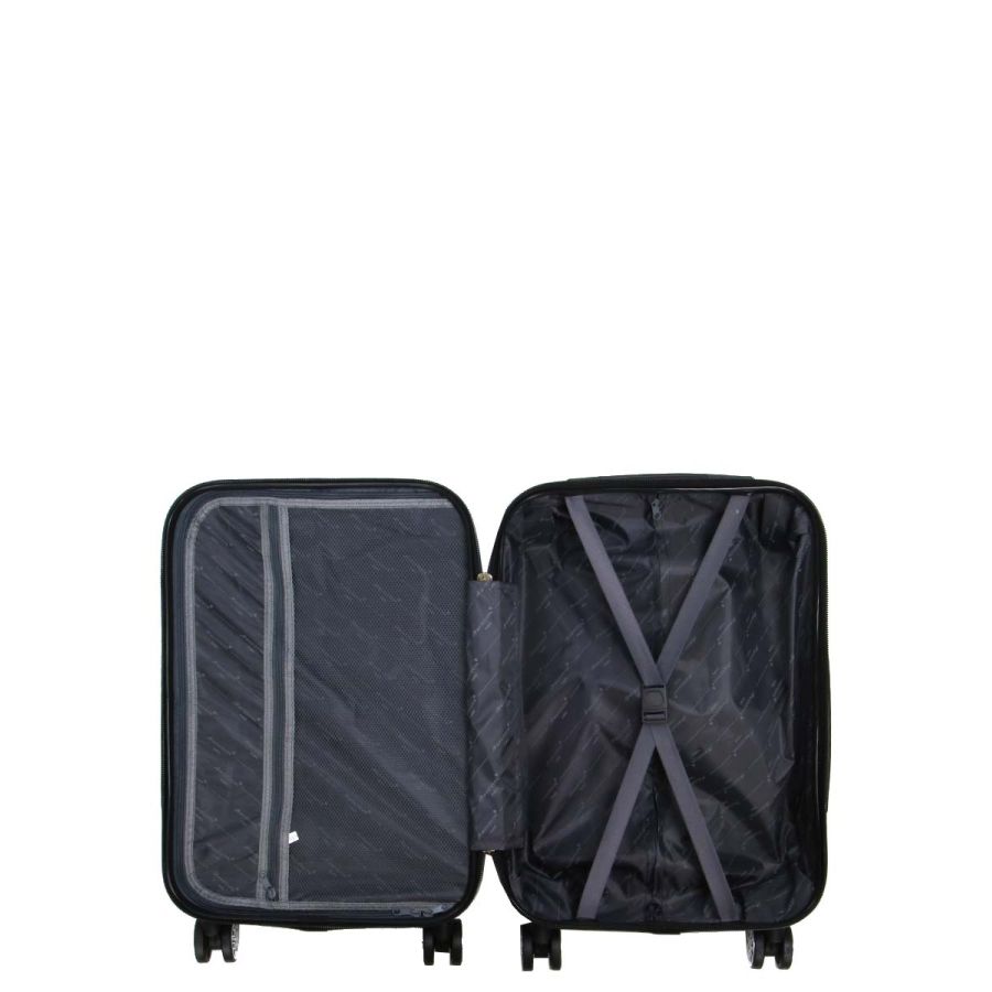 Чемодан маленький S ABS-пластик Madisson Snowball 03403 58х38х23см 35 л Голубой