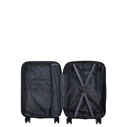 Чемодан маленький S ABS-пластик Madisson Snowball 03403 58х38х23см 35 л Голубой