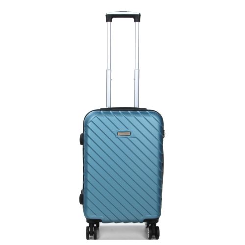 Чемодан маленький S ABS-пластик Madisson Snowball 03403 58х38х23см 35 л Голубой