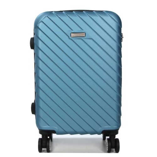 Чемодан маленький S ABS-пластик Madisson Snowball 03403 58х38х23см 35 л Голубой