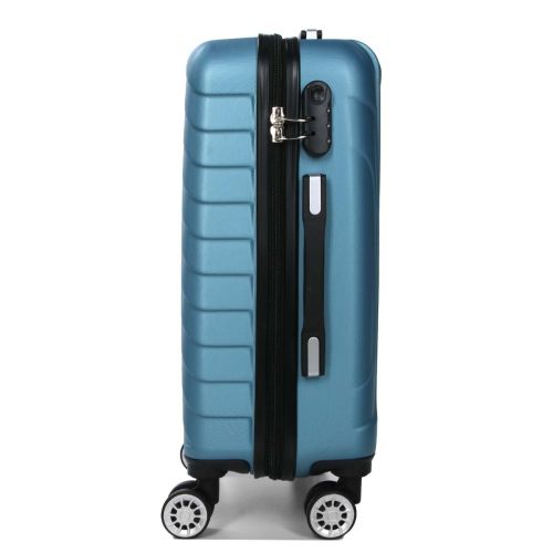 Чемодан маленький S ABS-пластик Madisson Snowball 03403 58х38х23см 35 л Голубой