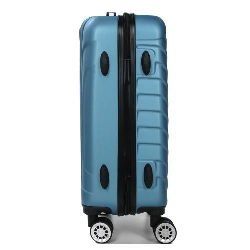 Чемодан маленький S ABS-пластик Madisson Snowball 03403 58х38х23см 35 л Голубой