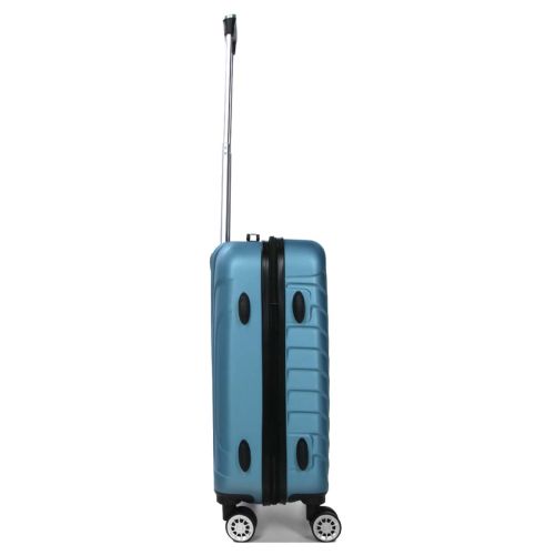 Чемодан маленький S ABS-пластик Madisson Snowball 03403 58х38х23см 35 л Голубой