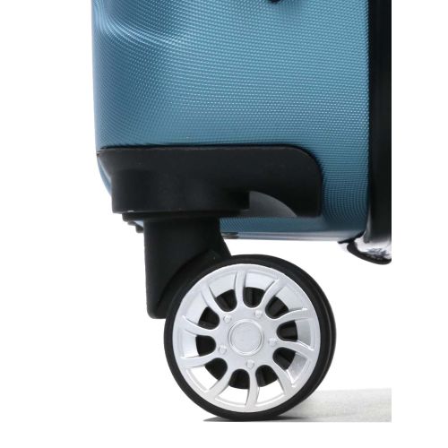 Чемодан маленький S ABS-пластик Madisson Snowball 03403 58х38х23см 35 л Голубой
