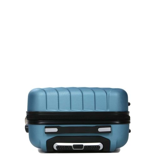 Чемодан маленький S ABS-пластик Madisson Snowball 03403 58х38х23см 35 л Голубой