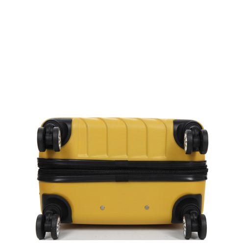 Чемодан средний M ABS-пластик Madisson Snowball 03403 68х44х27см 68+13л Желтый