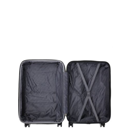 Чемодан средний M ABS-пластик Madisson Snowball 03403 68х44х27см 68+13л Желтый