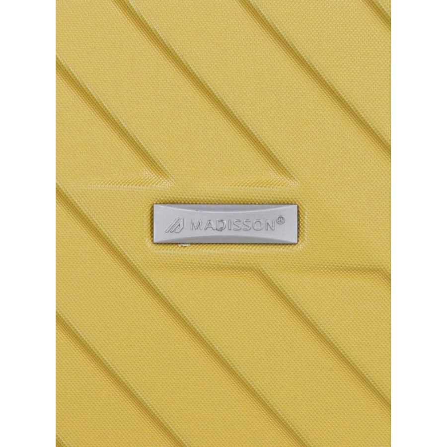 Чемодан средний M ABS-пластик Madisson Snowball 03403 68х44х27см 68+13л Желтый