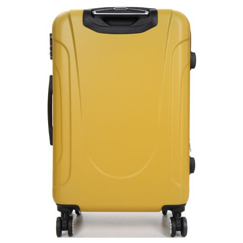 Чемодан средний M ABS-пластик Madisson Snowball 03403 68х44х27см 68+13л Желтый