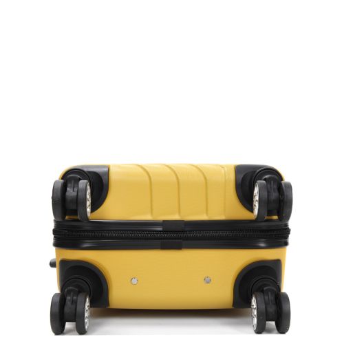 Чемодан маленький S ABS-пластик Madisson Snowball 03403 58х38х23см 35л Желтый
