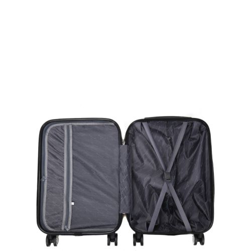 Чемодан маленький S ABS-пластик Madisson Snowball 03403 58х38х23см 35л Желтый