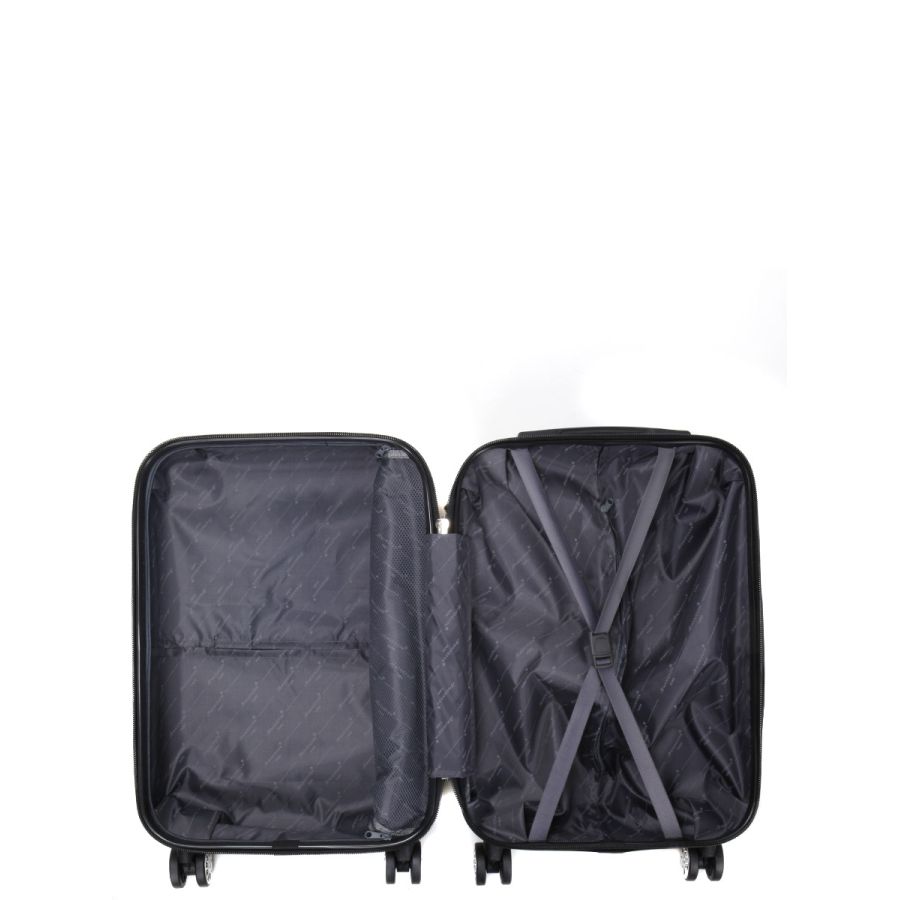 Чемодан маленький S ABS-пластик Madisson Snowball 03403 58х38х23см 35л Желтый