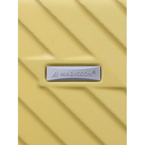 Чемодан маленький S ABS-пластик Madisson Snowball 03403 58х38х23см 35л Желтый