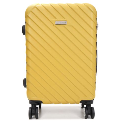 Чемодан маленький S ABS-пластик Madisson Snowball 03403 58х38х23см 35л Желтый