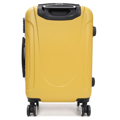 Чемодан маленький S ABS-пластик Madisson Snowball 03403 58х38х23см 35л Желтый