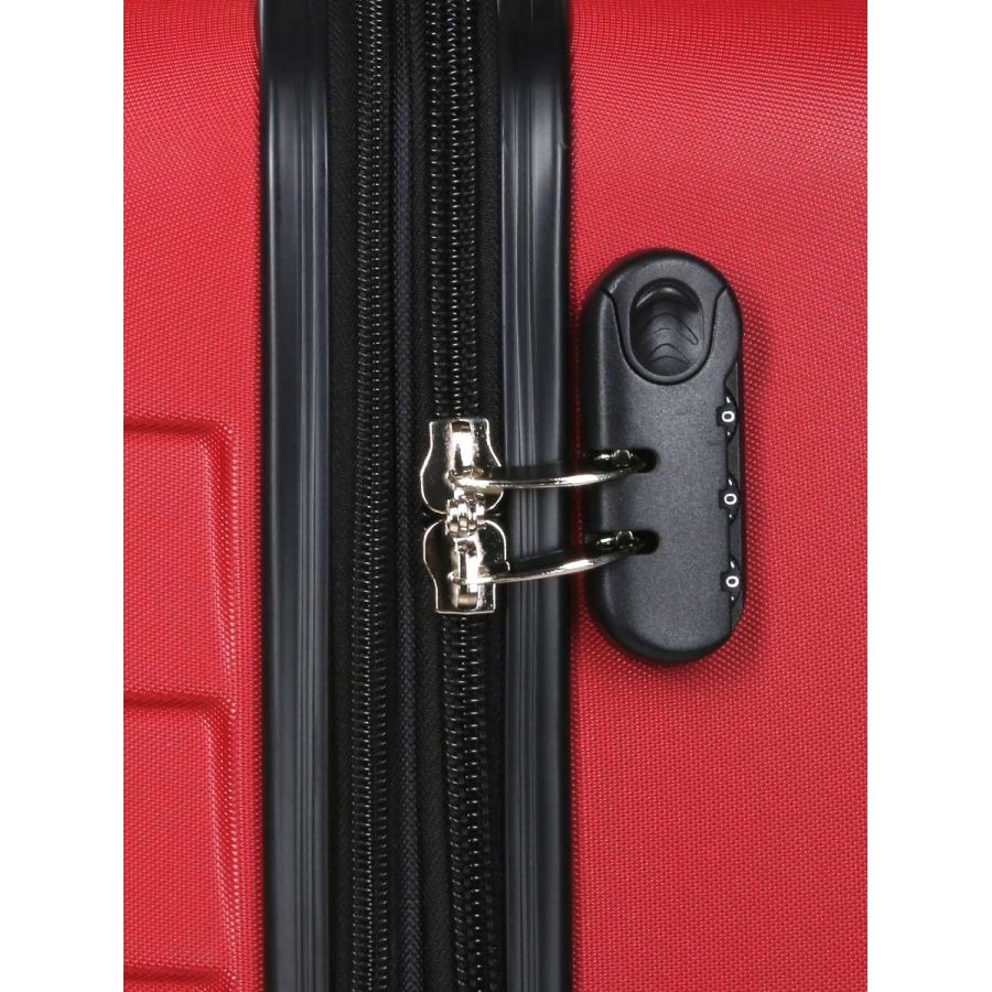 Чемодан большой L ABS-пластик Madisson Snowball 03403 78х52х32см 103+17л Красный