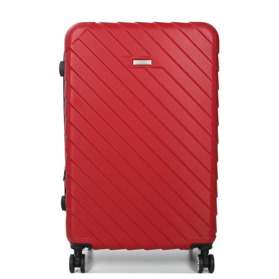 Чемодан большой L ABS-пластик Madisson Snowball 03403 78х52х32см 103+17л Красный