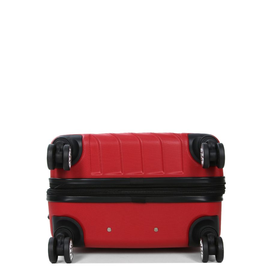 Чемодан средний M ABS-пластик Madisson Snowball 03403 68х44х27см 68+13л Красный