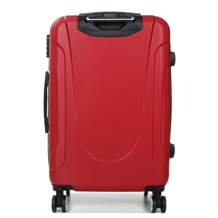 Чемодан средний M ABS-пластик Madisson Snowball 03403 68х44х27см 68+13л Красный