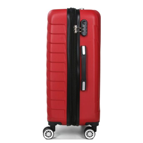 Чемодан средний M ABS-пластик Madisson Snowball 03403 68х44х27см 68+13л Красный