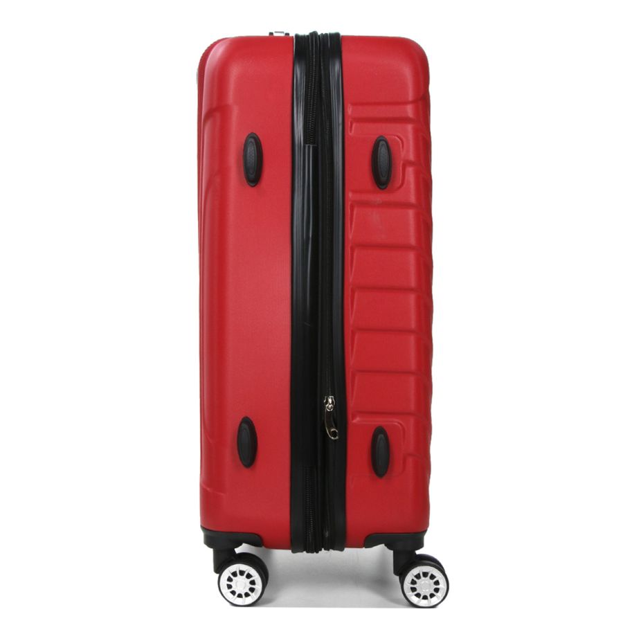 Чемодан средний M ABS-пластик Madisson Snowball 03403 68х44х27см 68+13л Красный