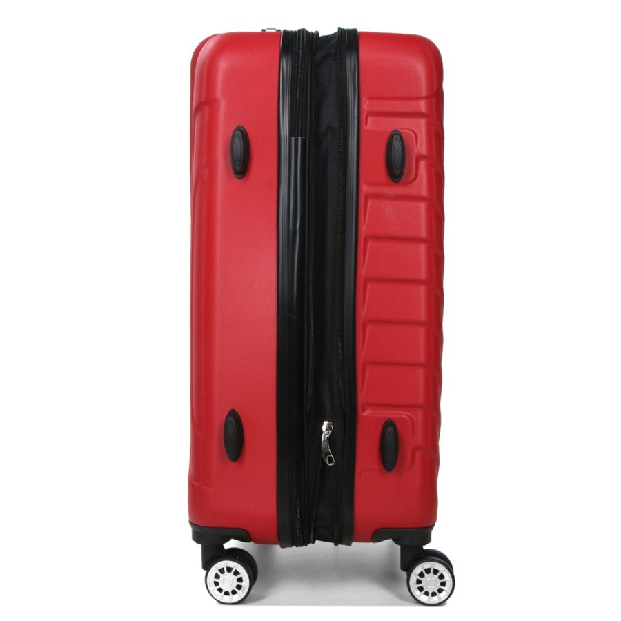 Чемодан средний M ABS-пластик Madisson Snowball 03403 68х44х27см 68+13л Красный