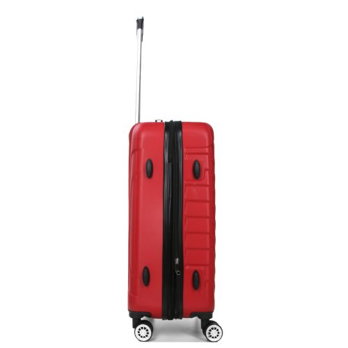 Чемодан средний M ABS-пластик Madisson Snowball 03403 68х44х27см 68+13л Красный